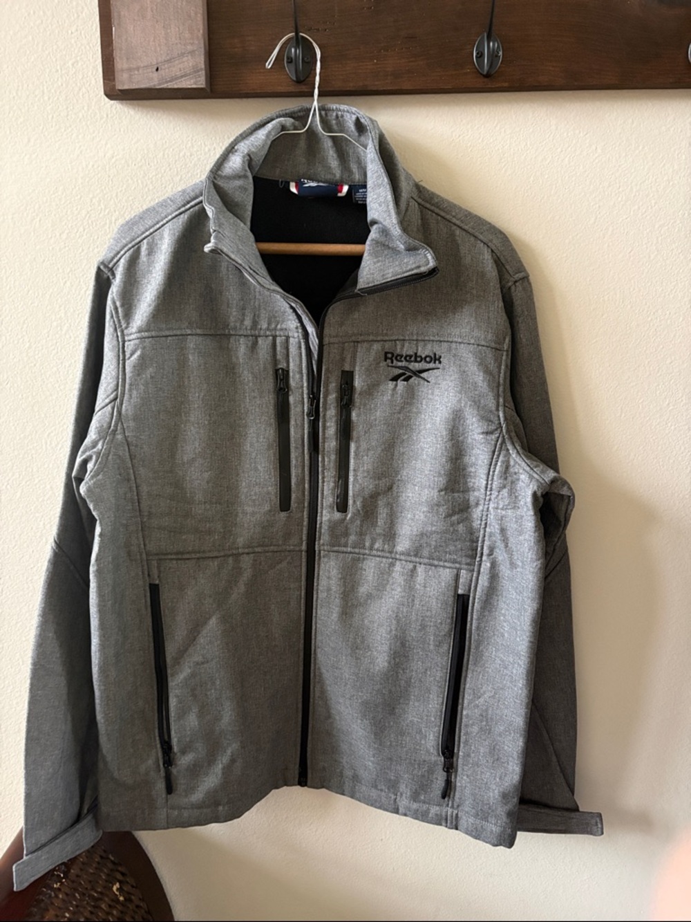 Reebok Gray Performance Softshell Jacket